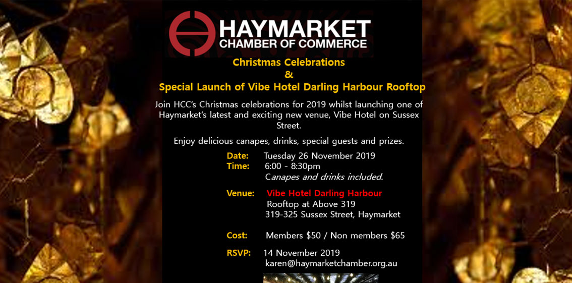 HCC Christmas & Vibe Hotel Launch Invitation