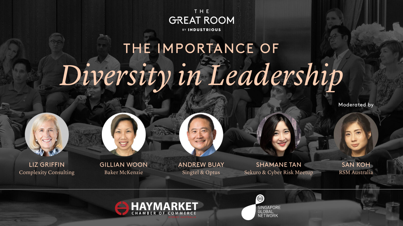 Invitation to HCC & SGN The Importance of Diversity in Leadership panel event on Tuesday, 18 June 2024